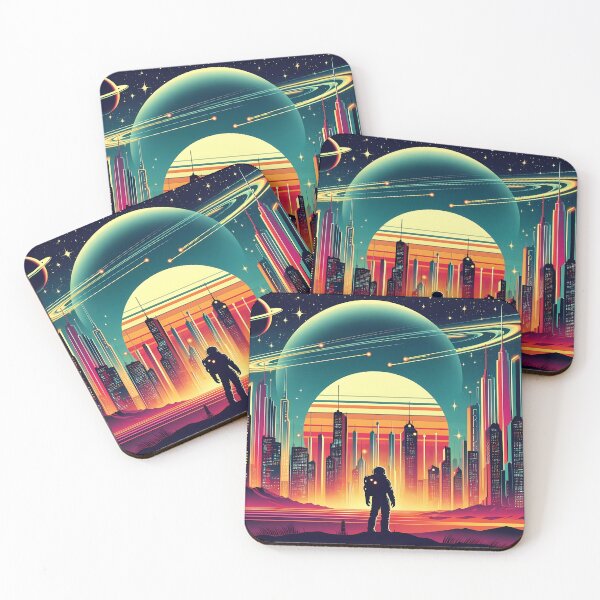Item preview, Galactic Dawn: Retro-Futurism Reimagined designed and sold by Vitalka-uk.