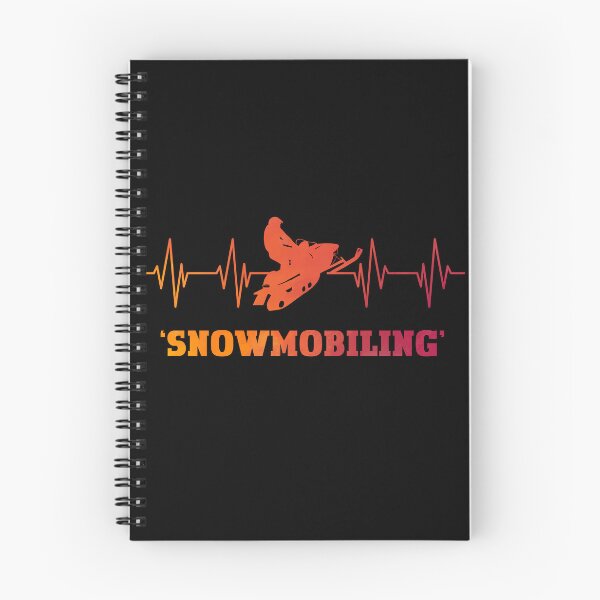 Item preview, Fire Heartbeat Snowmobiling- Snowmobiling for snow sports designed and sold by YerrouDesing.