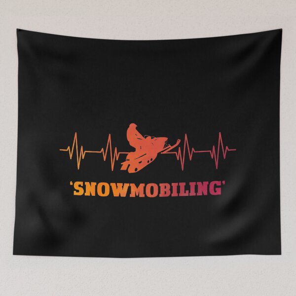 Item preview, Fire Heartbeat Snowmobiling- Snowmobiling for snow sports designed and sold by YerrouDesing.