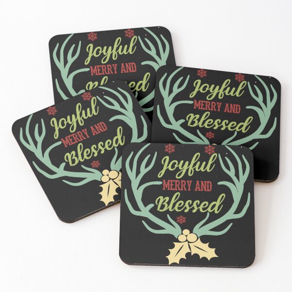 Item preview, Joyful Merry and Blessed designed and sold by shopbakas.