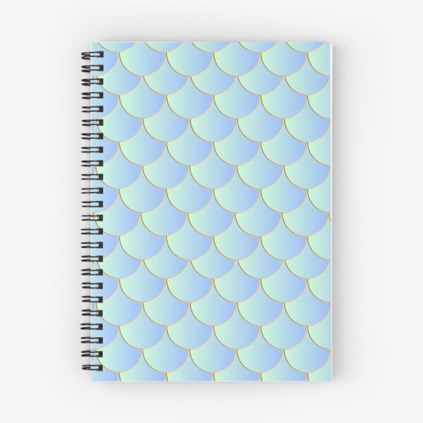 Item preview, Light Blue Mermaid Scales colorful pattern designed and sold by EMMonovi.