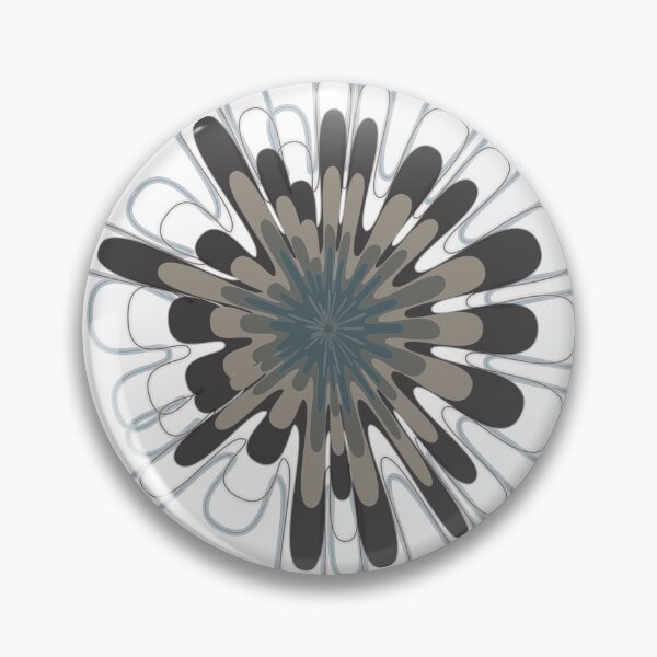 Item preview, Steel Blue Expanding Blossom Stellate designed and sold by Tactux - Digital Artist.