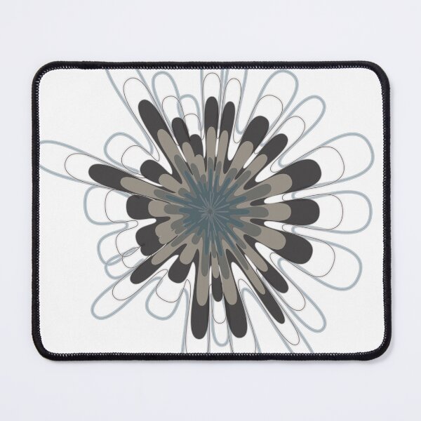Item preview, Steel Blue Expanding Blossom Stellate designed and sold by Tactux - Digital Artist.