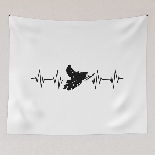 Item preview, Heartbeat Snowmobiling- Snowmobiling for snow sports designed and sold by YerrouDesing.