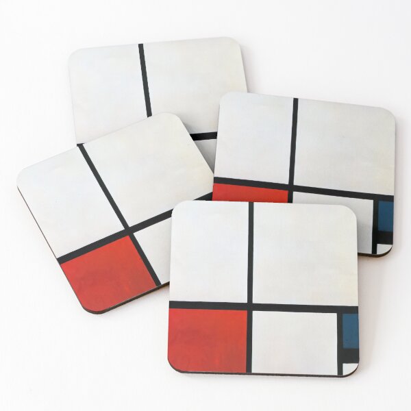 Item preview, Piet Mondrian - Composition N. 1 with Red and Blue designed and sold by thompart.