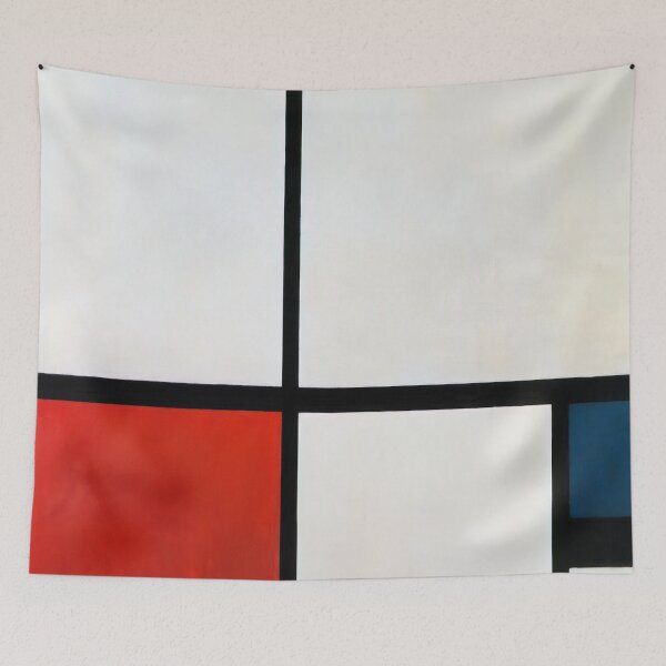 Item preview, Piet Mondrian - Composition N. 1 with Red and Blue designed and sold by thompart.
