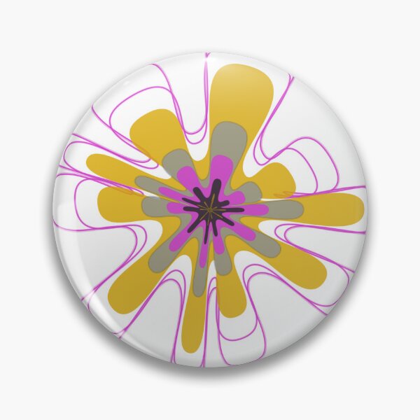 Item preview, Yellow Pink Expanding Blossom Stellate designed and sold by Tactux - Digital Artist.