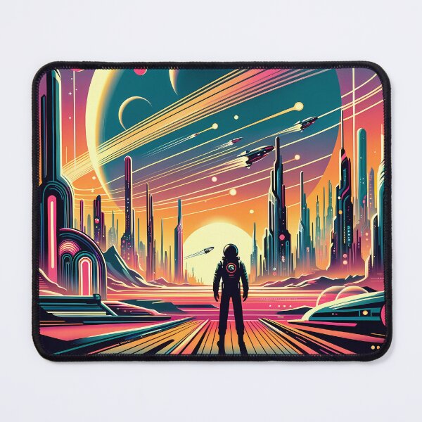 Item preview, Galactic Dawn: Retro-Futurism Reimagined designed and sold by Vitalka-uk.