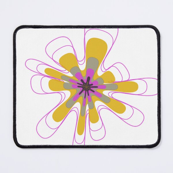 Item preview, Yellow Pink Expanding Blossom Stellate designed and sold by Tactux - Digital Artist.
