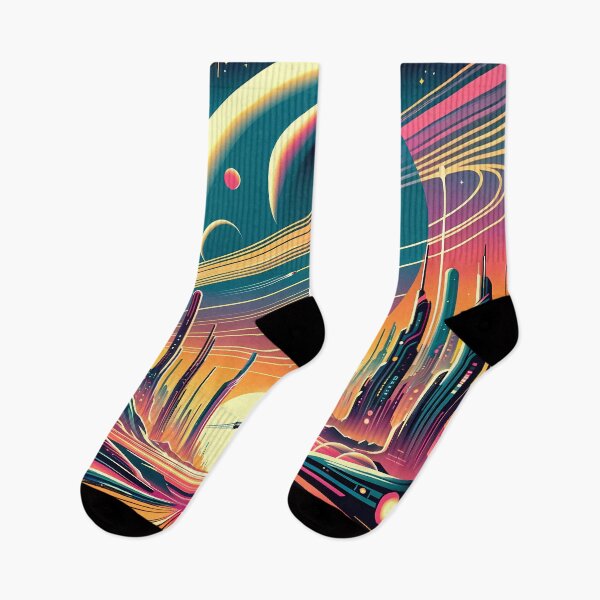 Item preview, Galactic Dawn: Retro-Futurism Reimagined designed and sold by Vitalka-uk.