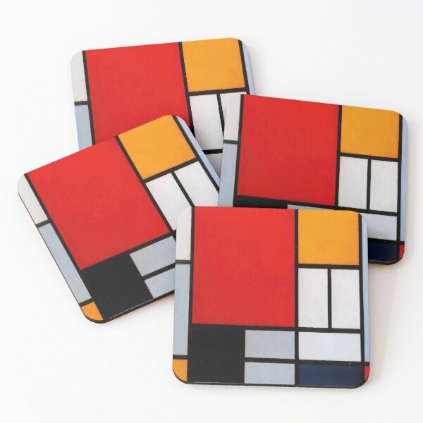 Item preview, Piet Mondrian - Composition with Large Red Plane, Yellow, Black, Gray and Blue designed and sold by thompart.