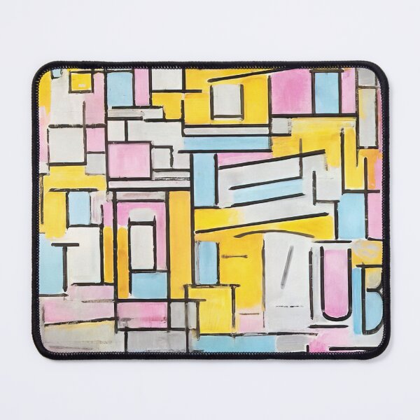 Item preview, Piet Mondrian - Composition with Oval in Color Planes II designed and sold by thompart.