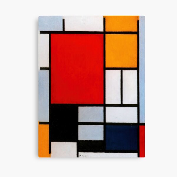 Item preview, Piet Mondrian - Composition with Large Red Plane, Yellow, Black, Gray and Blue designed and sold by thompart.