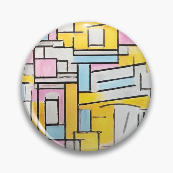 Item preview, Piet Mondrian - Composition with Oval in Color Planes II designed and sold by thompart.