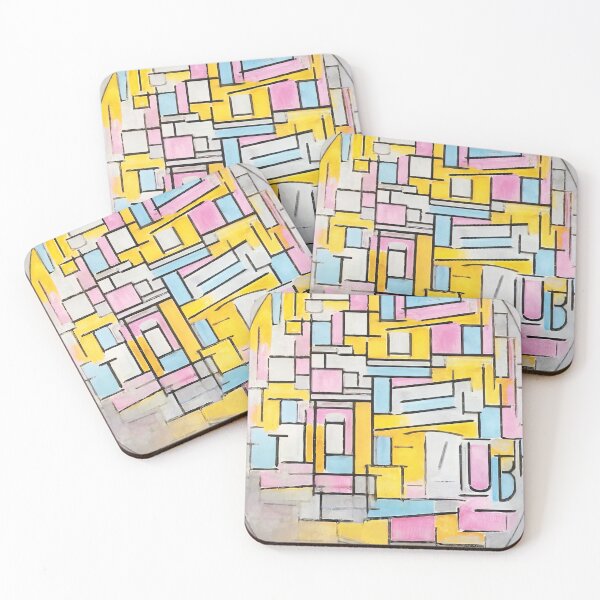 Item preview, Piet Mondrian - Composition with Oval in Color Planes II designed and sold by thompart.