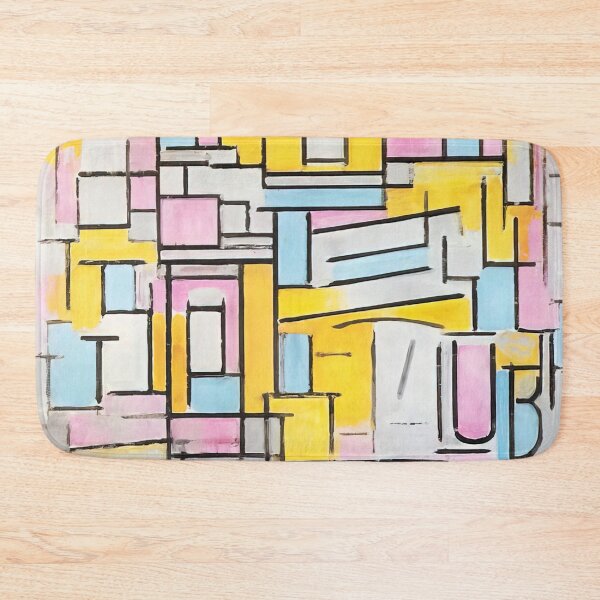 Item preview, Piet Mondrian - Composition with Oval in Color Planes II designed and sold by thompart.