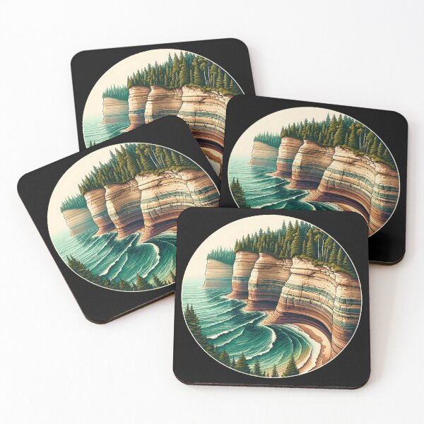 Item preview, Pictured Rocks National Lakeshore designed and sold by ArtKing350.