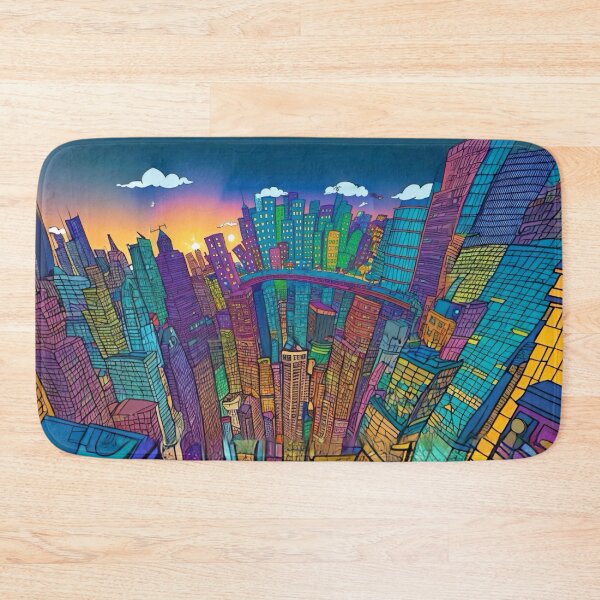 Item preview, Sunset city scape designed and sold by Glenbobagins.