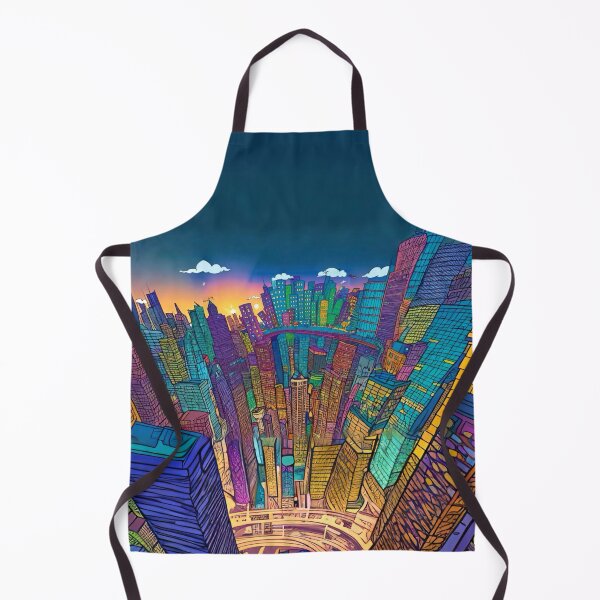 Item preview, Sunset city scape designed and sold by Glenbobagins.
