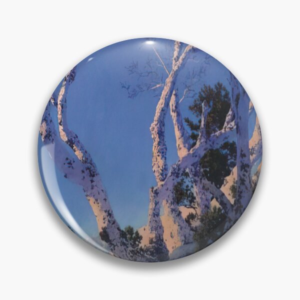Item preview, Maxfield Parrish - Birches in Winter designed and sold by thompart.