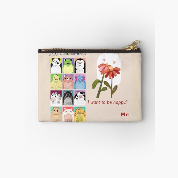 Item preview, 2024 cute animal calendar designed and sold by IDDFAR.