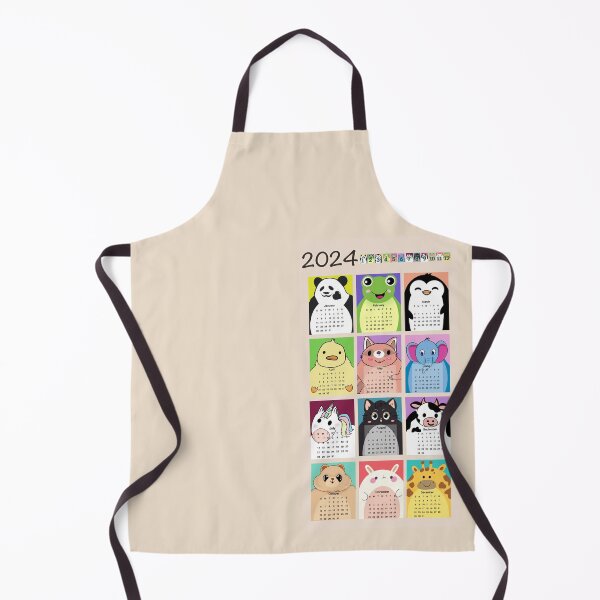 Item preview, 2024 cute animal calendar designed and sold by IDDFAR.