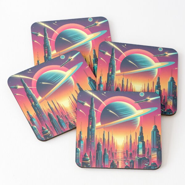 Item preview, Galactic Dawn: Retro-Futurism Reimagined designed and sold by Vitalka-uk.