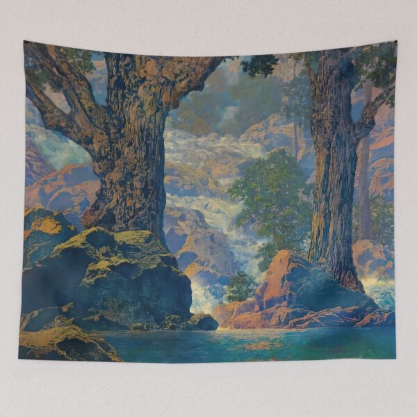 Item preview, Maxfield Parrish - Cascades (Quiet Solitude) designed and sold by thompart.
