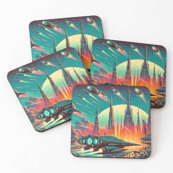 Item preview, Galactic Dawn: Retro-Futurism Reimagined designed and sold by Vitalka-uk.