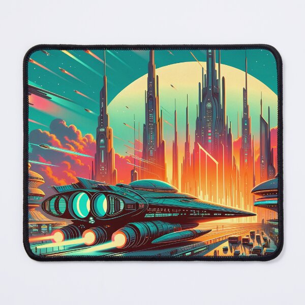 Item preview, Galactic Dawn: Retro-Futurism Reimagined designed and sold by Vitalka-uk.