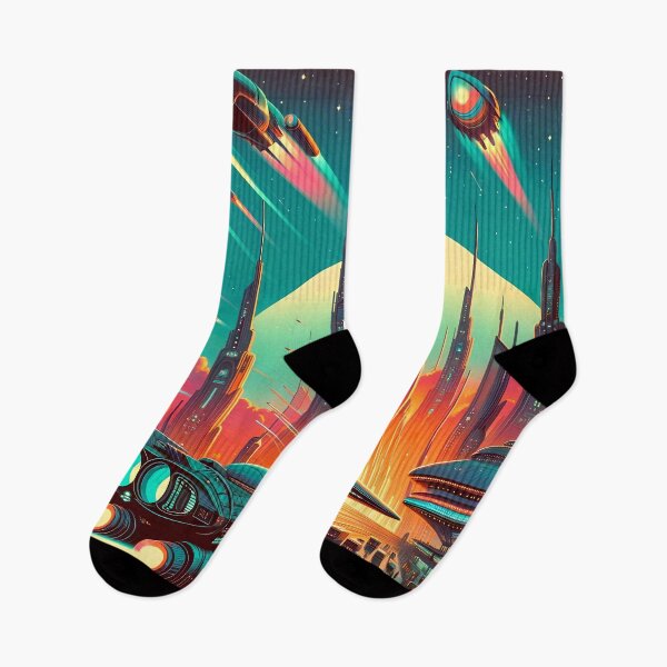 Item preview, Galactic Dawn: Retro-Futurism Reimagined designed and sold by Vitalka-uk.