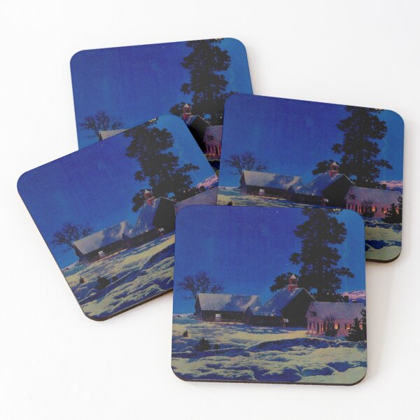 Item preview, Maxfield Parrish - Moonlit Night, Winter designed and sold by thompart.