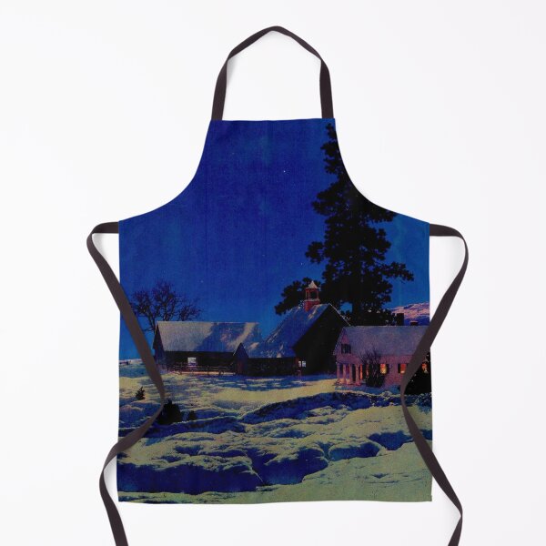 Item preview, Maxfield Parrish - Moonlit Night, Winter designed and sold by thompart.