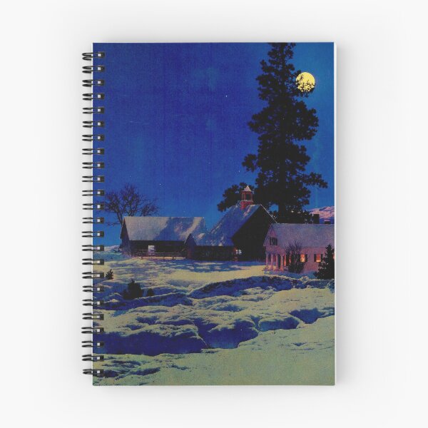 Item preview, Maxfield Parrish - Moonlit Night, Winter designed and sold by thompart.