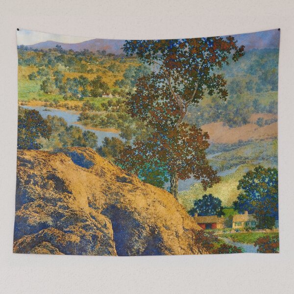 Item preview, Maxfield Parrish - New Hampshire Hills designed and sold by thompart.