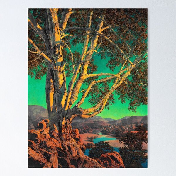 Item preview, Maxfield Parrish - Old White Birch designed and sold by thompart.