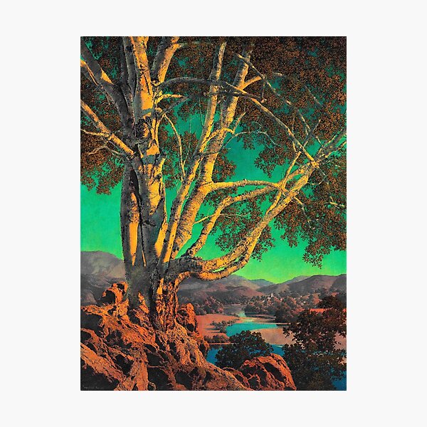 Item preview, Maxfield Parrish - Old White Birch designed and sold by thompart.