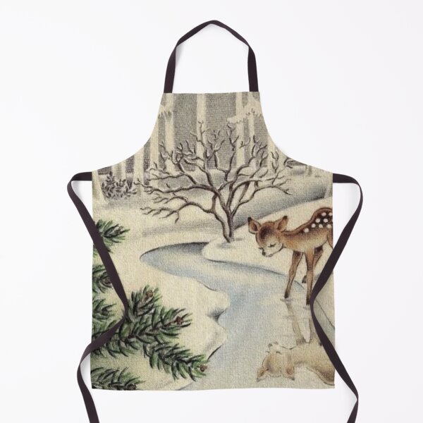 Item preview, baby deer in the winter forest designed and sold by FilmKitty.
