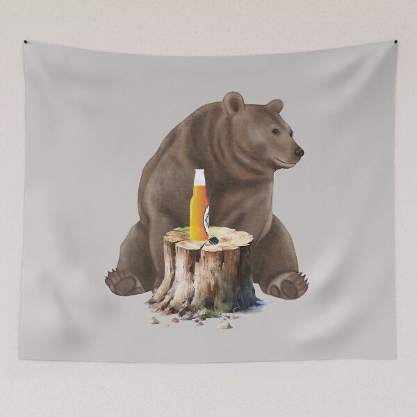 Item preview, Bear With Beer designed and sold by AMERICANCHEEZ.