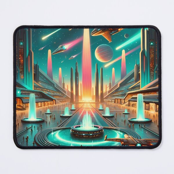Item preview, Galactic Dawn: Retro-Futurism Reimagined designed and sold by Vitalka-uk.