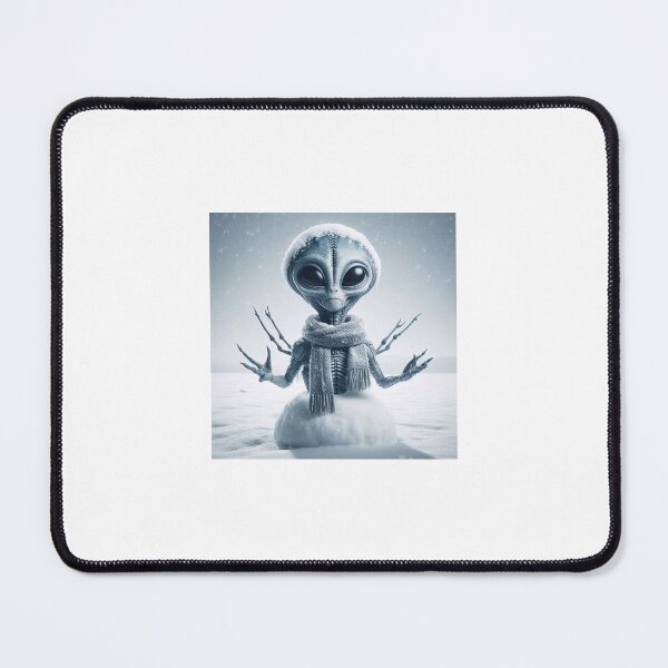 Item preview, Grey Alien Snowman designed and sold by BEECECOM.