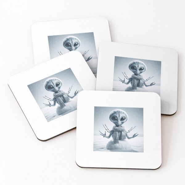 Item preview, Grey Alien Snowman designed and sold by BEECECOM.