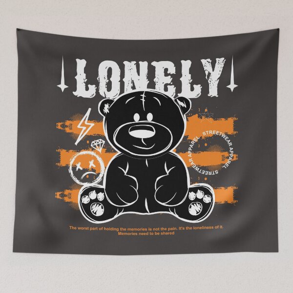 Item preview, Lonely Bear Seeking Companionship designed and sold by DreamInk Studio.