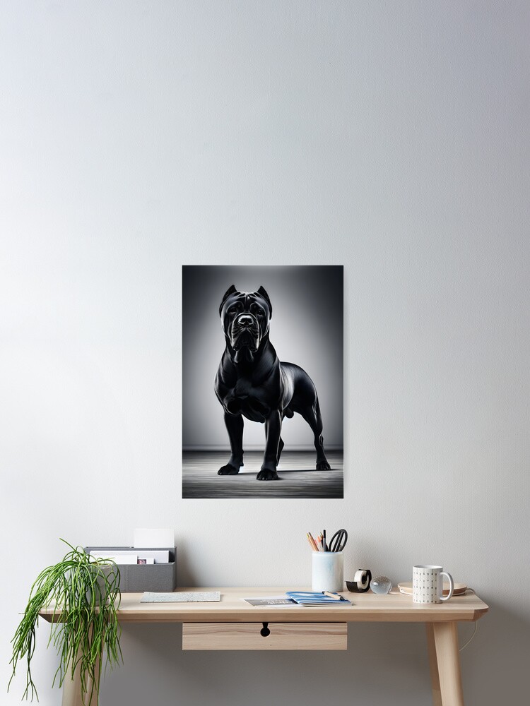 Majestic Cane Corso | Powerful Canine Portrait Poster
