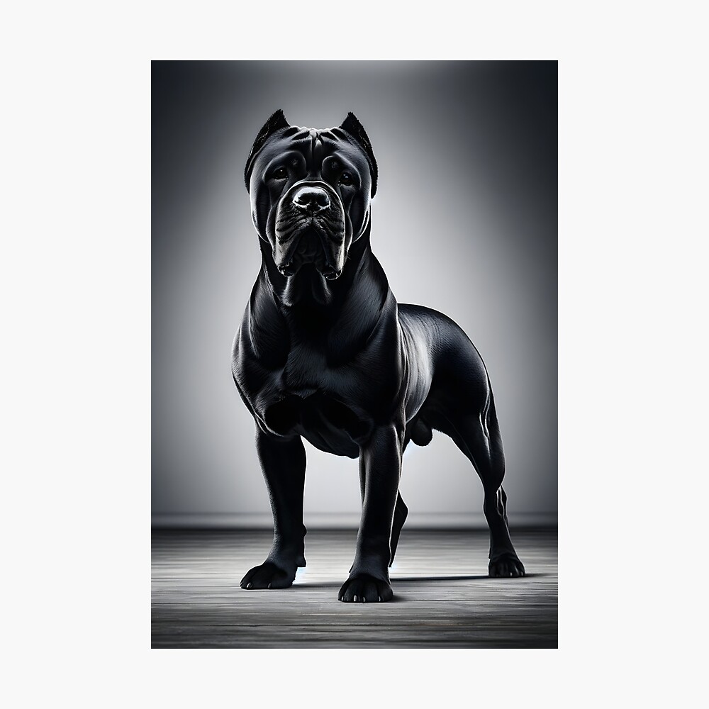 Majestic Cane Corso | Powerful Canine Portrait Poster