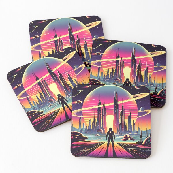 Item preview, Galactic Dawn: Retro-Futurism Reimagined designed and sold by Vitalka-uk.