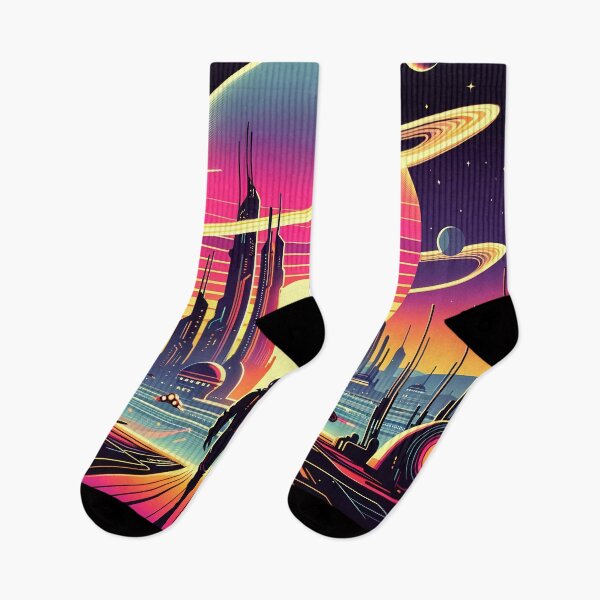 Item preview, Galactic Dawn: Retro-Futurism Reimagined designed and sold by Vitalka-uk.
