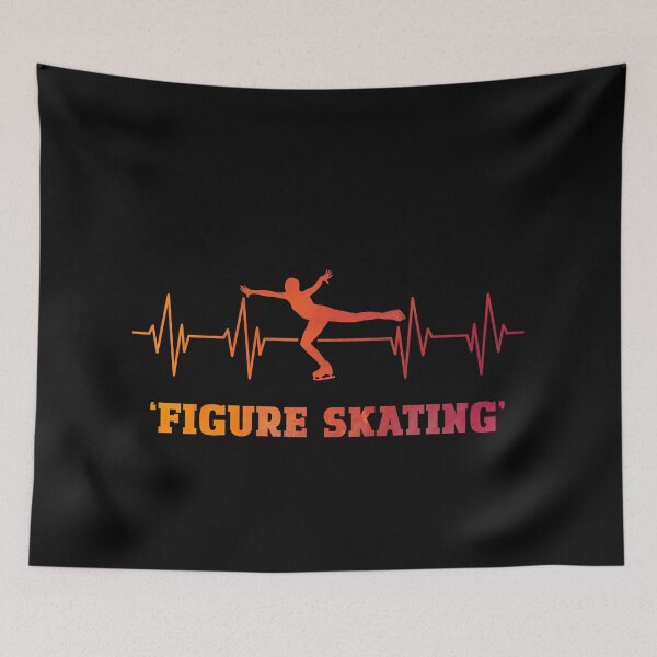 Item preview, Figure Skating Heartbeat  - Heartbeat figure skating for winter sports designed and sold by YerrouDesing.
