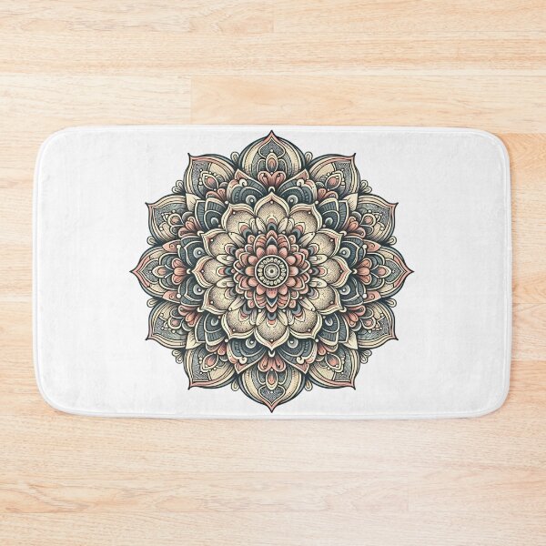 Item preview, "Floral Mandala Tranquility" designed and sold by APARTAI EU.