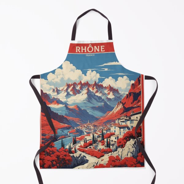 Item preview, Rhone France Vintage Poster Tourism designed and sold by TravelersGems.